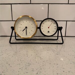Hearth & Hand with Magnolia Table Clock & Thermometer – EUC